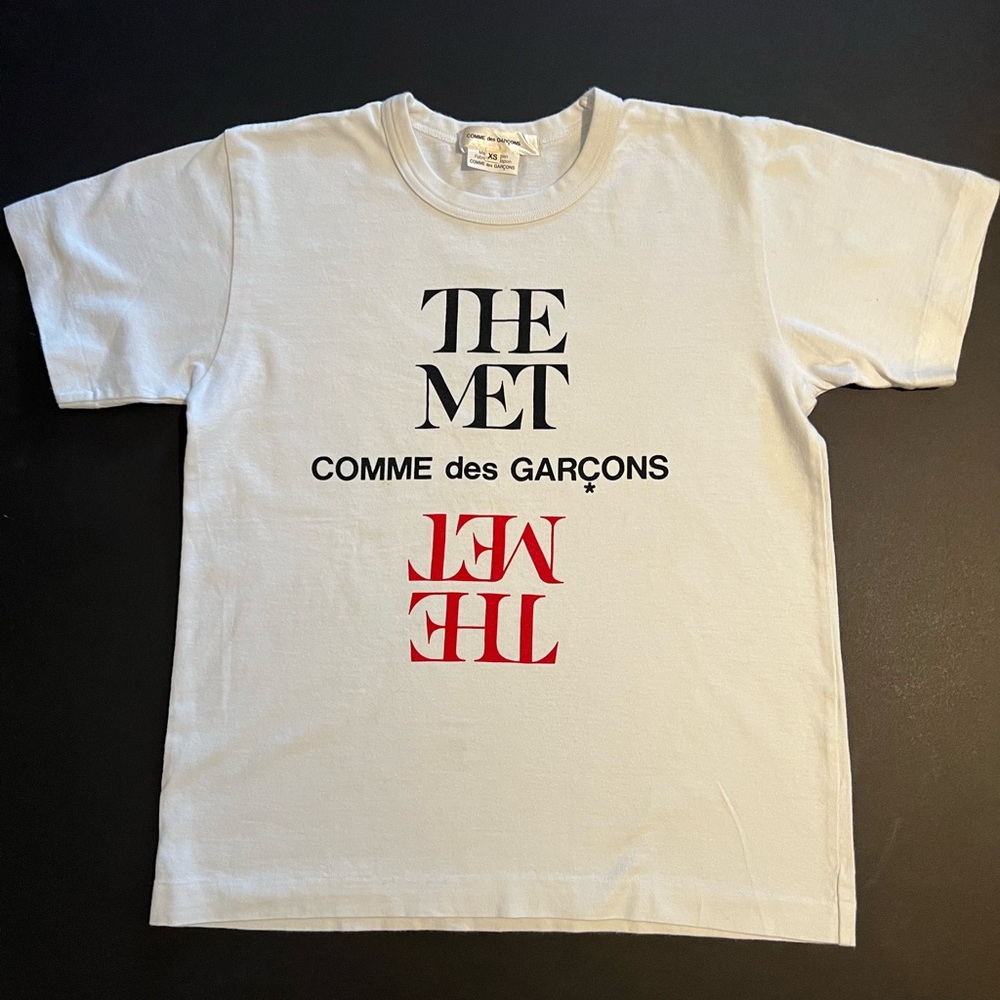Comme des Garçons White Crew Neck Tee